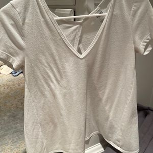 Victoria Sport White T-shirt with open back